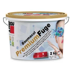 Смес Baumit фугираща за плочки гъвкава 2 кг, карбон, PremiumFuge