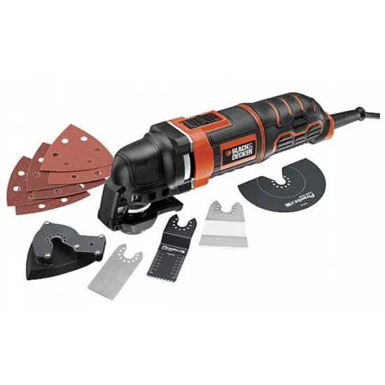 Инструмент Black & Decker многофункционален осцилатор електрически 300 W, 10 000-22 000 вибр./мин, MT300KA