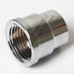 Муфа Remer хромирана редуктивна за водопровод 1/2 х 3/8, 510 Муфа Remer хромирана редуктивна за водопровод 1/2 х 3/8, 510