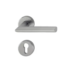 Дръжка Hoppe за секретна брава с розетка титан, 37-42 мм, Stockholm Дръжка Hoppe за секретна брава с розетка титан, 37-42 мм, Stockholm