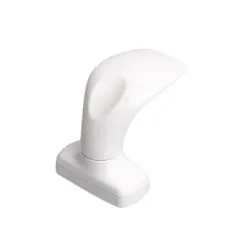 Дръжка Metal за брава тип топка стационарна бяла, Unimet 1