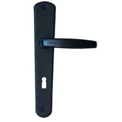 Дръжка Sonico за обикновена брава с цял шилд 232 мм, 90 мм, черна, Classico Дръжка Sonico за обикновена брава с цял шилд 232 мм, 90 мм, черна, Classico