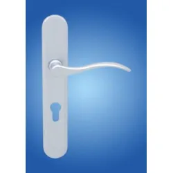 Дръжка Metal реверсивна за секретна брава с цял шилд 240х40 мм, 70 мм, сатен, Elegant