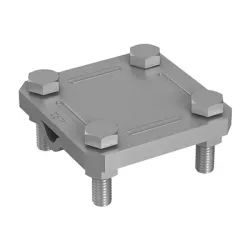 Клема Propster за мълниезащита ф 8-10 мм, 40х40 мм Клема Propster за мълниезащита ф 8-10 мм, 40х40 мм