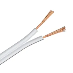Кабел BG инсталационен ШВПЛ-А / H03VH-H, 2x0.75 мм2, бял Кабел BG инсталационен ШВПЛ-А / H03VH-H, 2x0.75 мм2, бял
