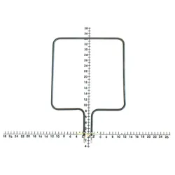 Нагревател Delta-Elis за фурна долен за Beko, Arcelik, 1100 W Нагревател Delta-Elis за фурна долен за Beko, Arcelik, 1100 W