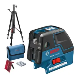 Нивелир Bosch лазерен линеен/точков 155 мм, 30 м, 0.3 мм/м, GCL 25 Нивелир Bosch лазерен линеен/точков 155 мм, 30 м, 0.3 мм/м, GCL 25