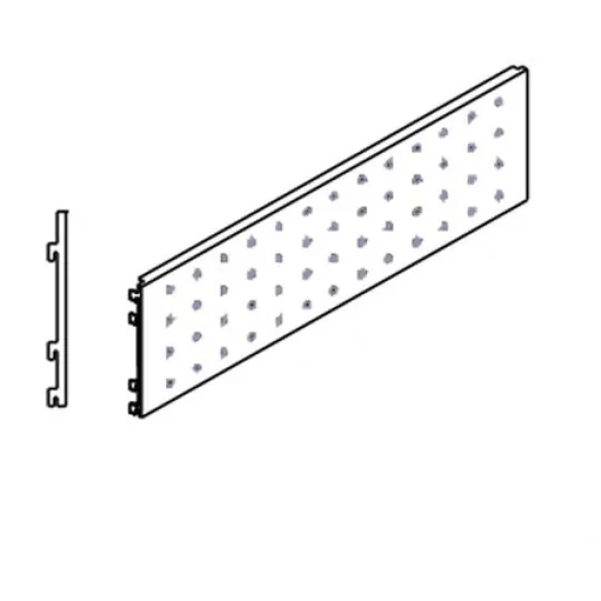 Гръб за стелаж перфориран 1000х400 мм