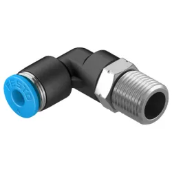 Съединител Festo пневматичен шлаух - резба Г-образен 1/8, шлаух 4 мм, QSL-1/8-4 Съединител Festo пневматичен шлаух - резба Г-образен 1/8, шлаух 4 мм, QSL-1/8-4