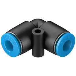 Съединител Festo пневматичен шлаух - шлаух Г-образен 6 мм, 6 мм, QSL-6 Съединител Festo пневматичен шлаух - шлаух Г-образен 6 мм, 6 мм, QSL-6