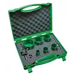 Боркорона HiKOKI - Hitachi за метал биметална комплект 22-82 мм, 8 бр.