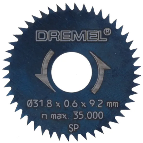 Диск Dremel метален HCS за рязане на дърво 31.8х3.2 мм, 48 z, 546