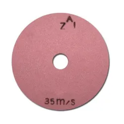 Диск ZAI керамичен за шлайфане от розов електрокорунд 150х16х12.7 мм, прав профил, 9А 80М 7V