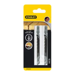 Нож Stanley за прободен трион - зеге за дърво, шперплат, талашит, фазер 75/100 мм, 2 бр., T-захват, криволинейно грубо, STA21072 Нож Stanley за прободен трион - зеге за дърво, шперплат, талашит, фазер 75/100 мм, 2 бр., T-захват, криволинейно грубо, STA21072