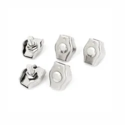 Скоба QD Rigging China за такелажни въжета тип жабка, единична ф 2х15 мм Скоба QD Rigging China за такелажни въжета тип жабка, единична ф 2х15 мм