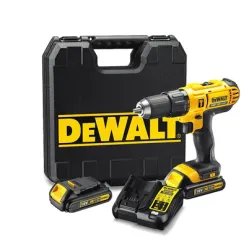 Бормашина винтоверт DeWALT акумулаторна ударна 18 V, 1.3 Ah, 42 Nm, 1.5-13 мм, DCD776C2