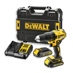 Винтоверт DeWALT акумулаторен безчетков 18 V, 1.5 Ah, 65 Nm, 1.5-13 мм, DCD777