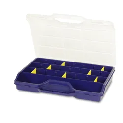Органайзер Tayg пластмасов с прегради 312х238х51 мм, син, N45