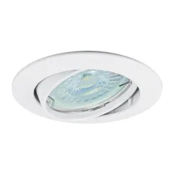 Тяло Vivalux за луничка с насочване за вграждане 50 W, 12 V, 20 IP, Gx5.3, 83 мм, бяло