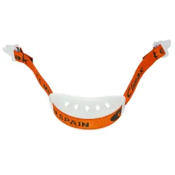 Подбрадник Climax за каска еластичен с допълнителна опора оранжев, CHSR