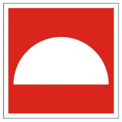 Знак Totem лепенка противопожарен Противипожарни съоръжения 147х147 мм Знак Totem лепенка противопожарен Противипожарни съоръжения 147х147 мм