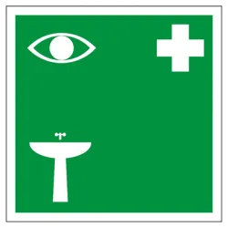 Знак Totem лепенка указателен Измиване на очите 147х147 мм Знак Totem лепенка указателен Измиване на очите 147х147 мм