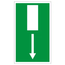 Знак Totem лепенка указателен Посока на движение 04 147х250 мм Знак Totem лепенка указателен Посока на движение 04 147х250 мм