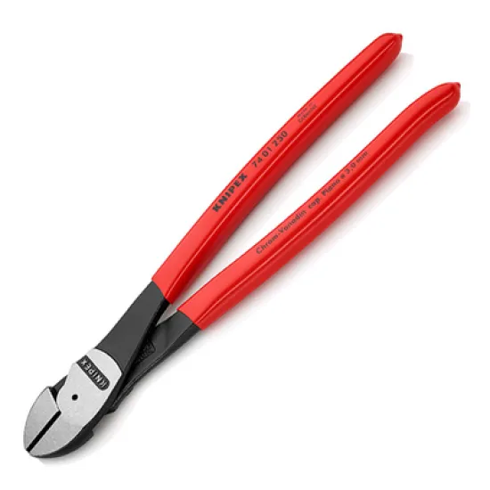 Клещи Knipex резачки странични усилени, с изолация 250 мм, 4.6 мм, 74 01 250