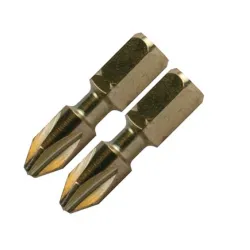 Накрайник бит Makita PH Philips кръстат с покритие PH 3, 1/4, 25 мм