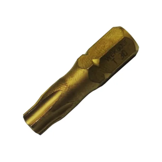 Накрайник бит Wekador TX Torx торсионен, с покритие TX 30, 1/4, 25 мм