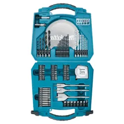 Накрайник бит Makita комплект със свредла 71 бр., 1/4 Накрайник бит Makita комплект със свредла 71 бр., 1/4