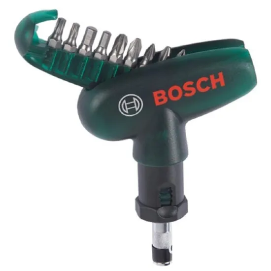 Накрайник бит Bosch комплект PH/PZ/SB/TX/SW с магнитен държач 1/4