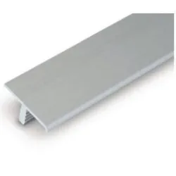 Лайстна Genesis за под алуминиева преходна 2.5 м, 14 мм, хром мат, EDA