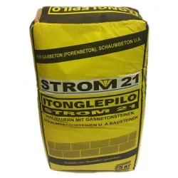 Лепило Strom циментово за газобетон 25 кг, сиво, Itong