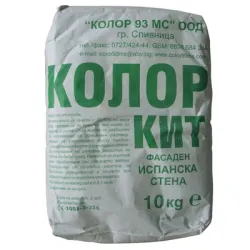 Шпакловка Color MS циментова фина 10 кг, бяла, Color Kit