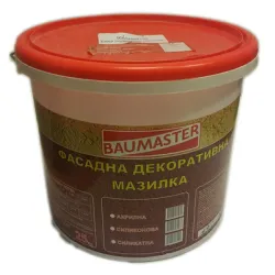 Мазилка Strom полимерна фасадна драскана 2 мм, 25 кг, Baumaster