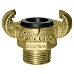 Съединител Luеdecke за маркуч байонет-резба М месингов 3/4'', KAG 34