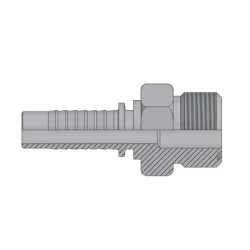 Накрайник Vitillo за хидравлични маркучи плосколицеви мъжки, UNF резба, DN20, 1.3/16 - 12, AK ORFS-O
