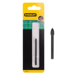 Свредло Stanley за стъкло и керамика с твърдосплавна пластина 5 мм, 70 мм, STA53232 Свредло Stanley за стъкло и керамика с твърдосплавна пластина 5 мм, 70 мм, STA53232