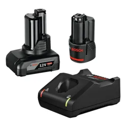 Акумулаторна батерия Bosch Li-Ion със зарядно у-во   12 V, 2/4 Ah, 2 бр. GBA 12V Акумулаторна батерия Bosch Li-Ion със зарядно у-во   12 V, 2/4 Ah, 2 бр. GBA 12V