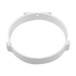 Скоба за въздуховод Haco PVC за монтаж ф 129 мм, бяла, UMO Скоба за въздуховод Haco PVC за монтаж ф 129 мм, бяла, UMO