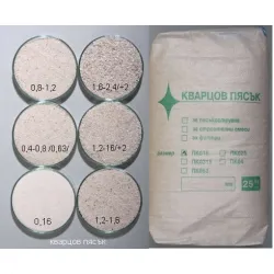 Пясък Q-sands кварцов 0.315 мм, 25 кг, PK0315 Пясък Q-sands кварцов 0.315 мм, 25 кг, PK0315