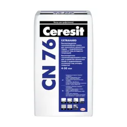 Замазка Ceresit саморазливна подова за закрито и открито 25 кг, сива, CN 76 Замазка Ceresit саморазливна подова за закрито и открито 25 кг, сива, CN 76