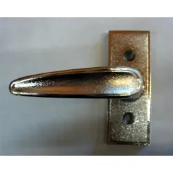 Дръжка Metal за прозорец оливка 80х30 мм, никел, Mirela 1 Дръжка Metal за прозорец оливка 80х30 мм, никел, Mirela 1