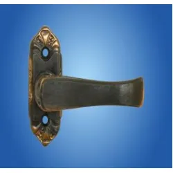 Дръжка Metal за прозорец мартинка 78х32 мм, черна мед, Style Дръжка Metal за прозорец мартинка 78х32 мм, черна мед, Style