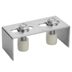 Планка Estebro® за плъзгащи се врати, за долно водене, с две ролки 70х155х65 мм, 36-124 мм Планка Estebro® за плъзгащи се врати, за долно водене, с две ролки 70х155х65 мм, 36-124 мм