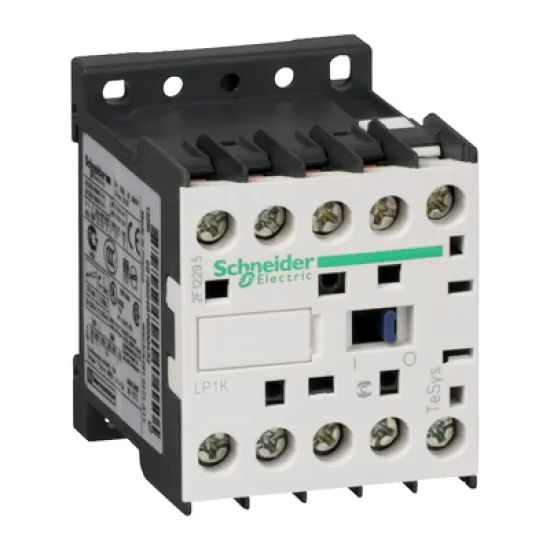 Контактор Schneider Electric автоматичен постяннотоков  3P, 1NO, 24 V, 12 A, TeSys K