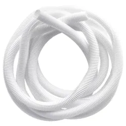 Тръба Gofra електроизолационна за защита на проводници HDPE гофрирана ф 11 мм, бяла, KDN 320N Тръба Gofra електроизолационна за защита на проводници HDPE гофрирана ф 11 мм, бяла, KDN 320N