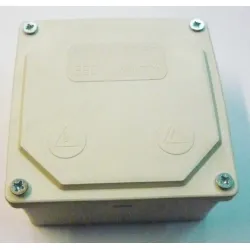 Кутия BG разклонителна PVC за открит монтаж, противовлажна 100х100х50 мм, бяла, 54 IP