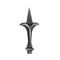 Връх alWayService декоративен за ограда от ковано желязо 12x12 мм, 55x123 мм